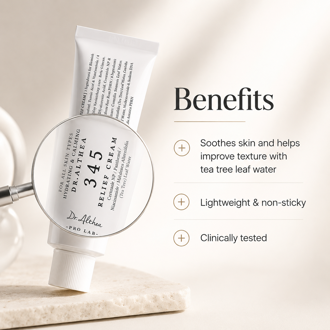 Dr. Althea 345 Relief Cream – Soothing Daily Moisturizer for Blemish-Prone Skin