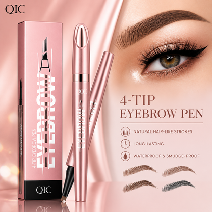 Micro-Fork Eyebrow Pen – Waterproof Natural Hair-Stroke Brow Pencil