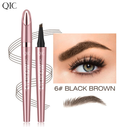 Micro-Fork Eyebrow Pen – Waterproof Natural Hair-Stroke Brow Pencil